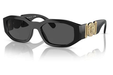 versace bril ve361|Versace Irregular Biggie Sunglasses Black/Dark Grey (VE4361).